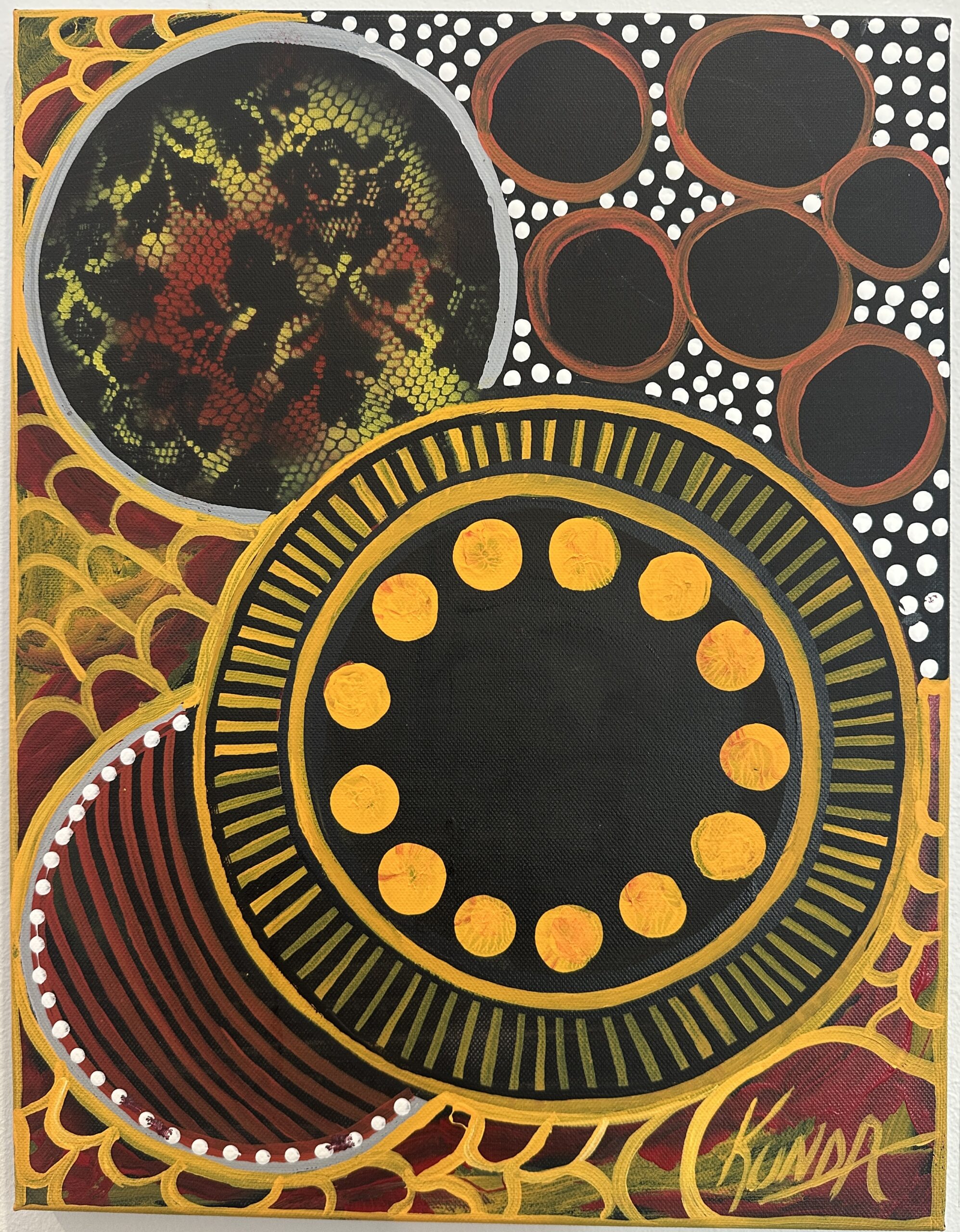 The Meeting 237 The Meeting - Painting - Graeme Beamish-Boddington