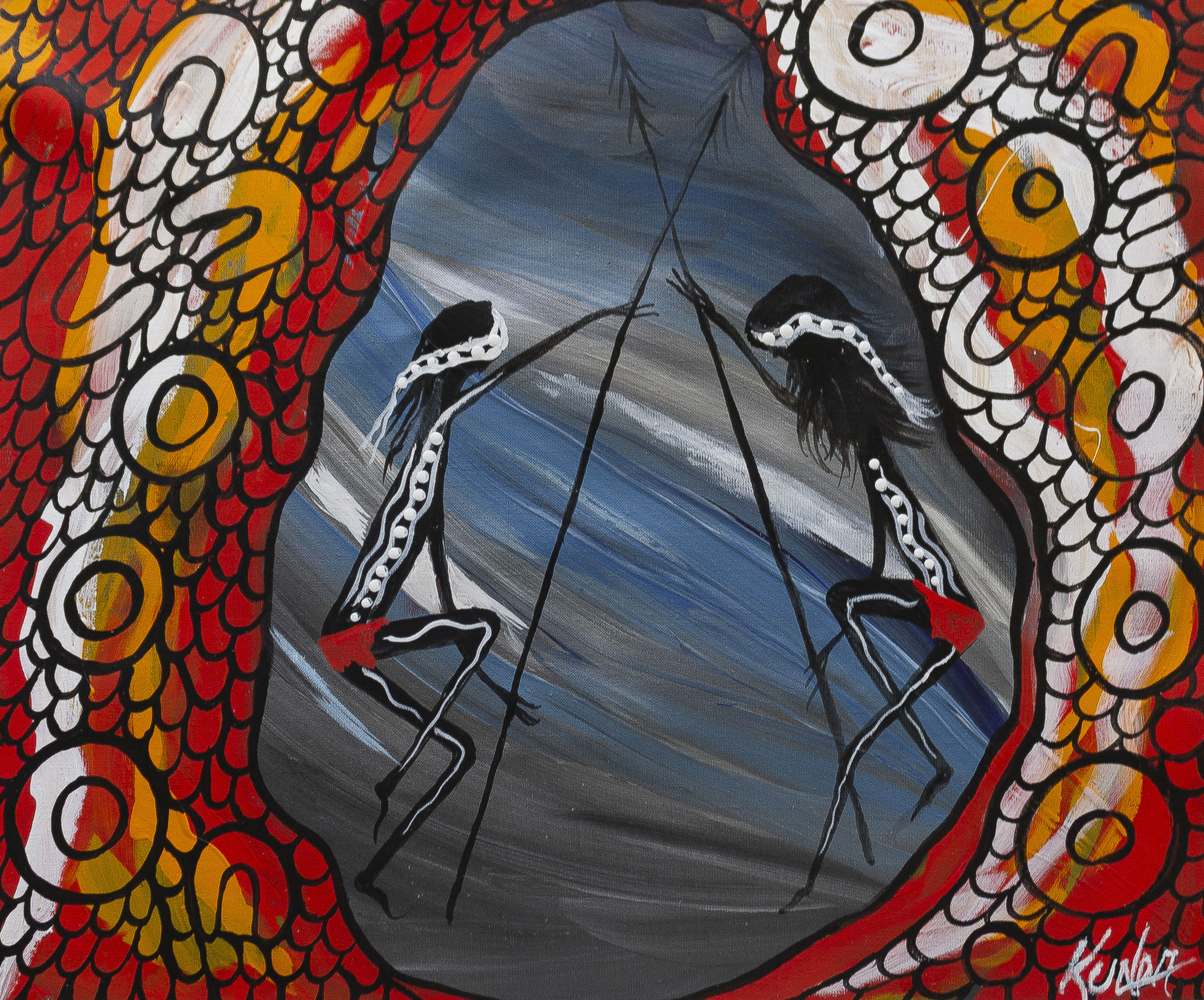 Dreamtime Dancing 224 Dreamtime Dancing - Paintings - Graeme Beamish-Boddington