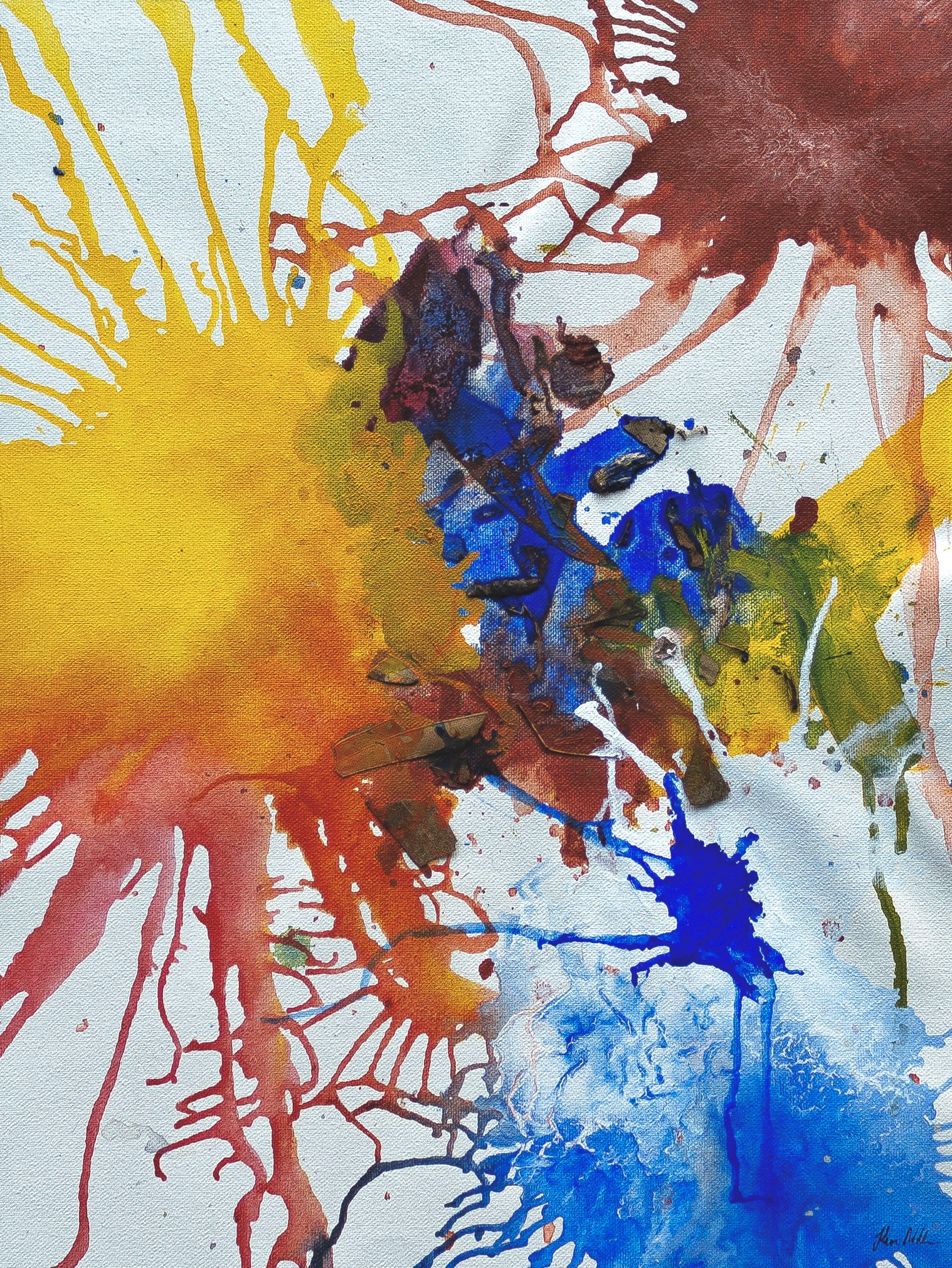 Land And Country 9 262 Land And Country 9 - Paintings - Kevin Williams