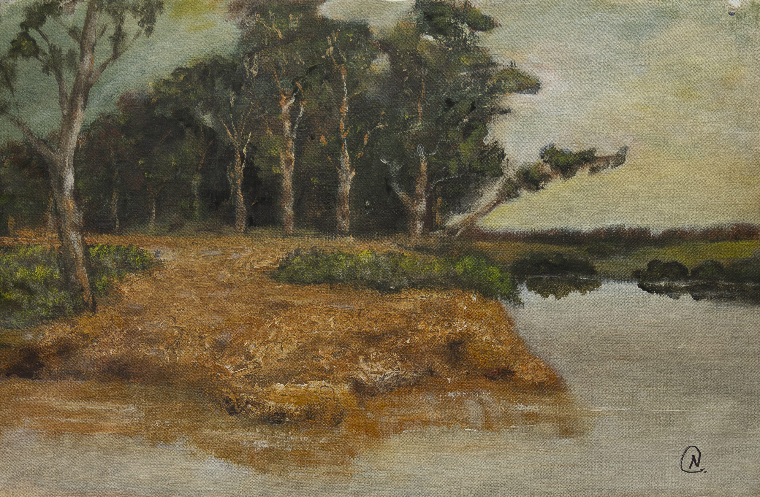 North Esk River 286 North Esk River - Paintings - Nick Kupetsky