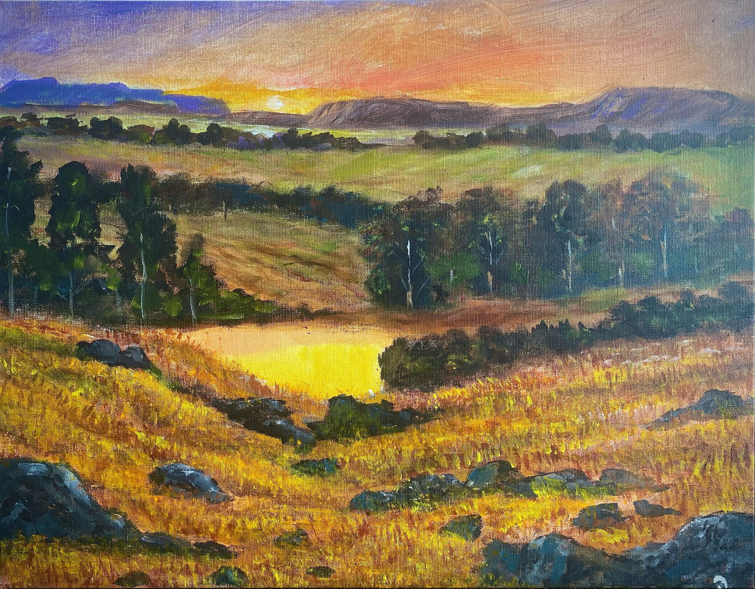 Towards Ben Lomond 285 Towards Ben Lomond - Paintings - Nick Kupetsky