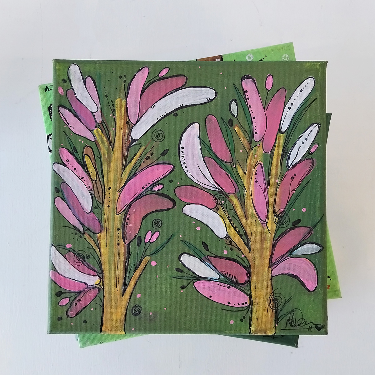 Kangaroo Paw 4 148 Kangaroo Paw 4 - Paintings - N'Dene Riley