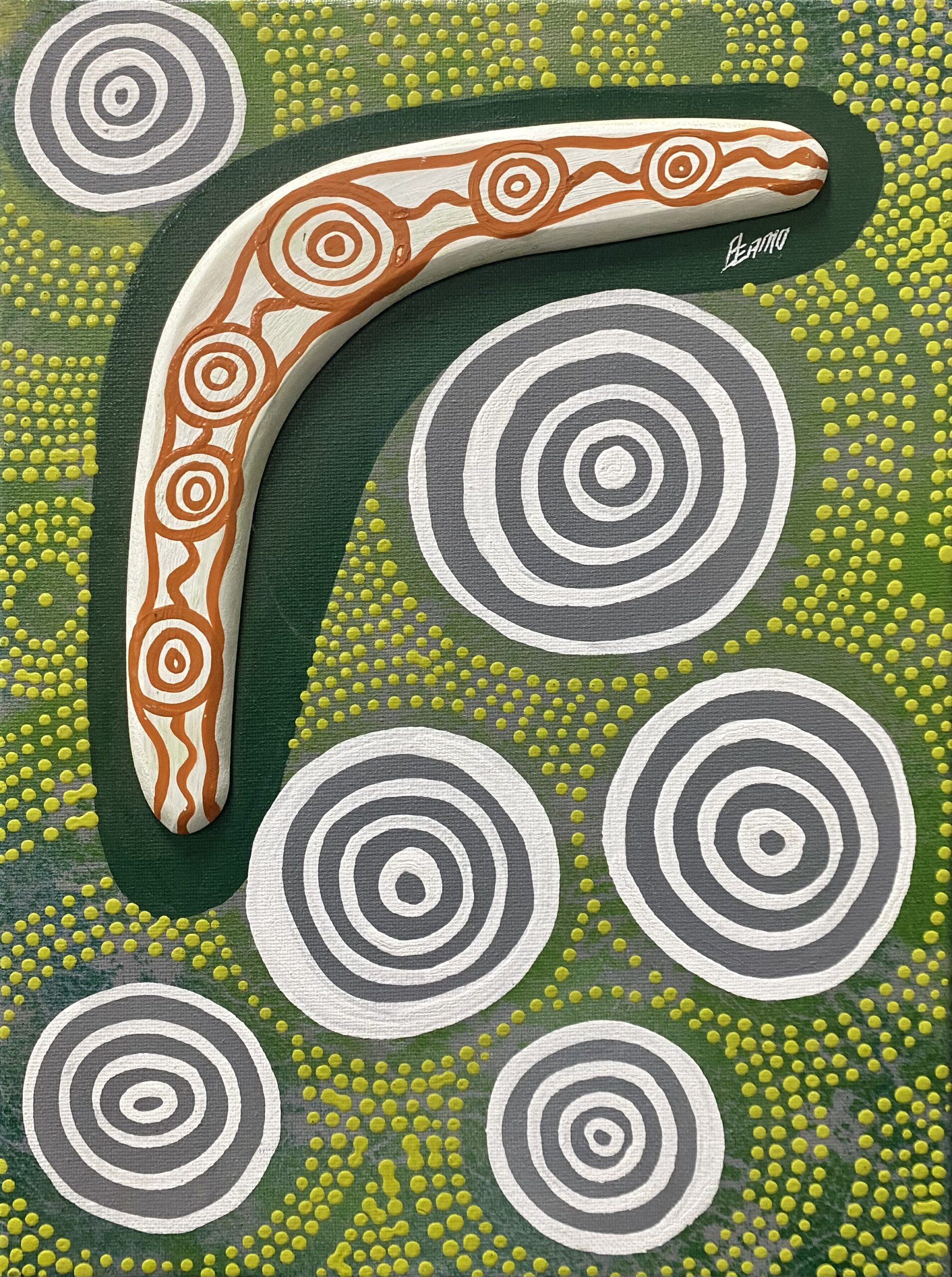 Boomerang in 3D 220 Boomerang in 3D - Paintings - Graeme Beamish-Boddington