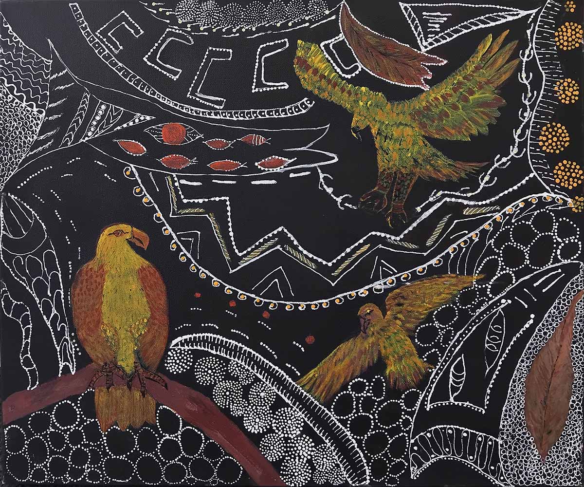 Our Protector 83 Our Protector - Paintings - Marice Henare