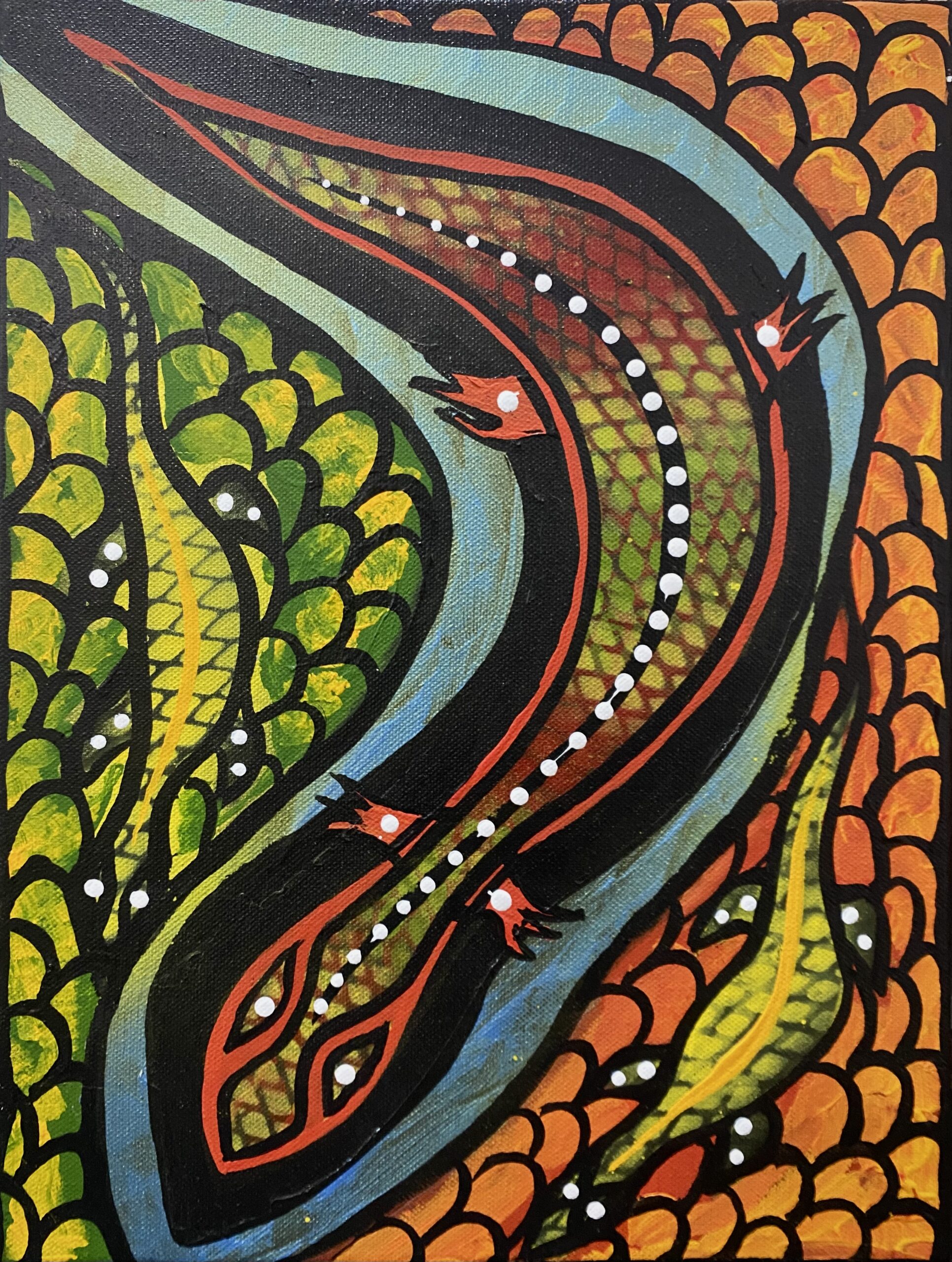 Lizard Dreaming 239 Lizard Dreaming - Paintings - Graeme Beamish-Boddington