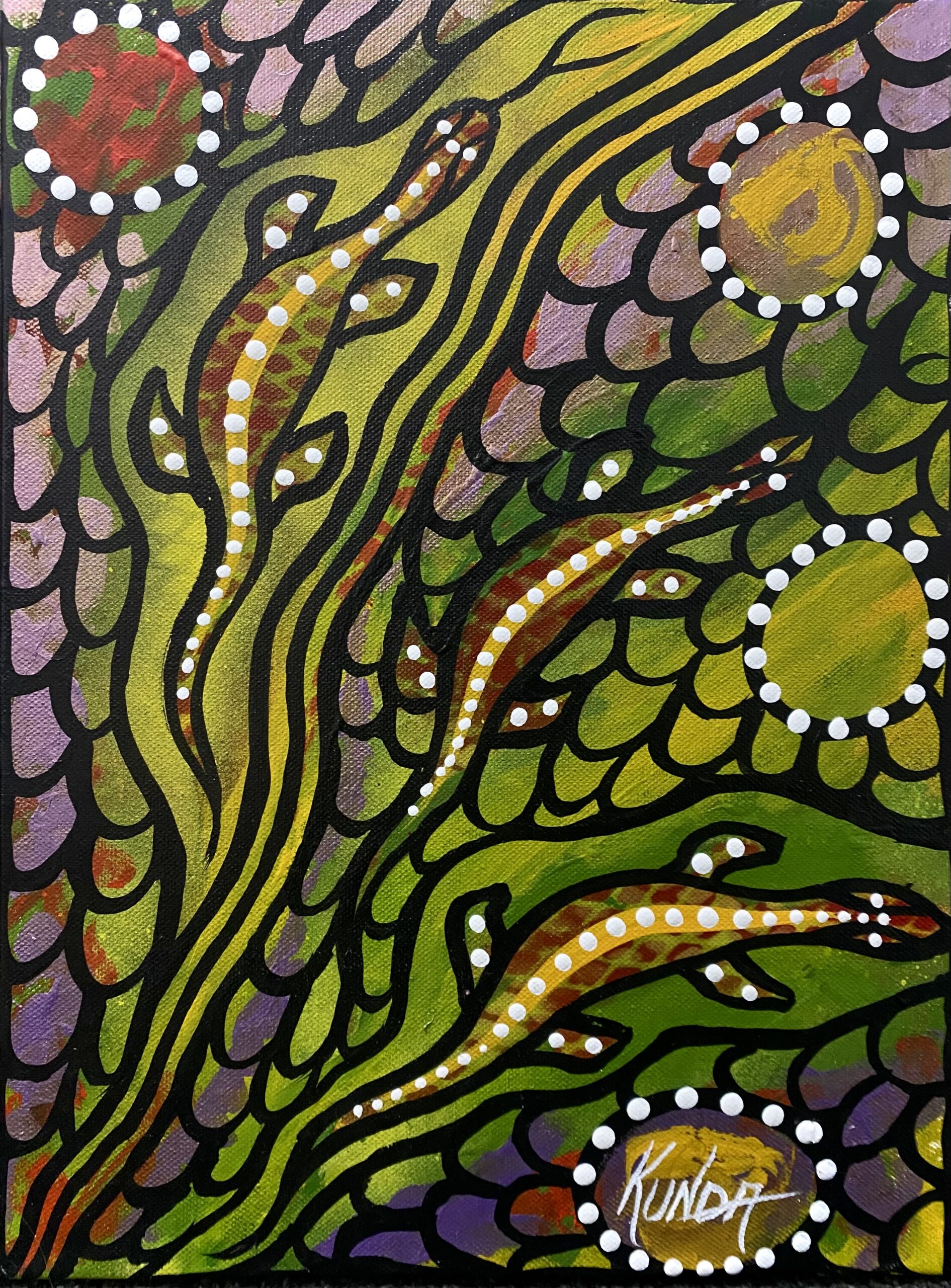 Lizards Dreaming 234 Lizards Dreaming - Paintings - Graeme Beamish-Boddington