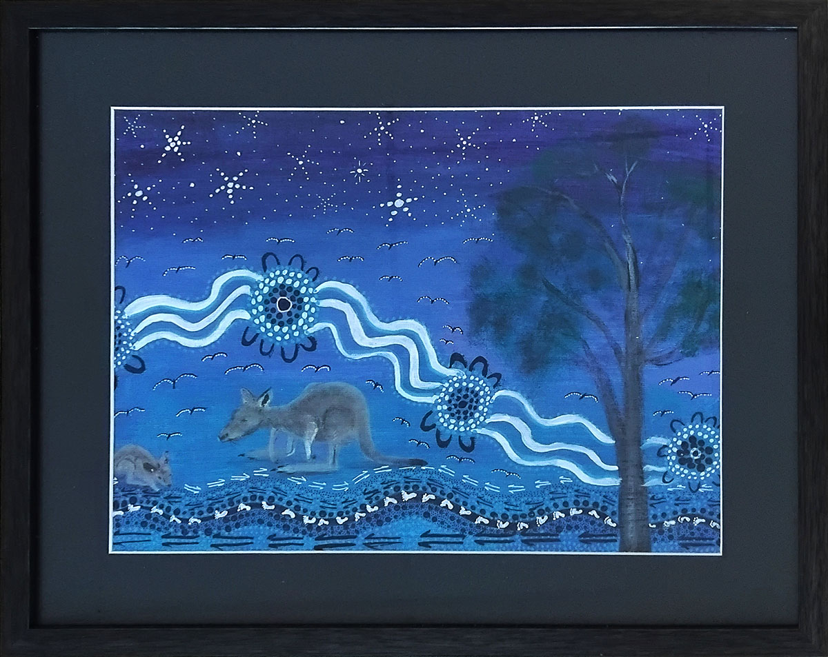 Kangaroo Dreaming 207 Kangaroo Dreaming - Paintings - Tania Banfield