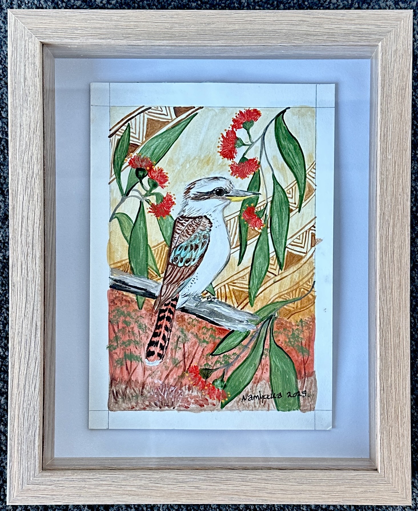 The Kookaburra 71 The Kookaburra - Paintings - Bea Nambooka Edwards