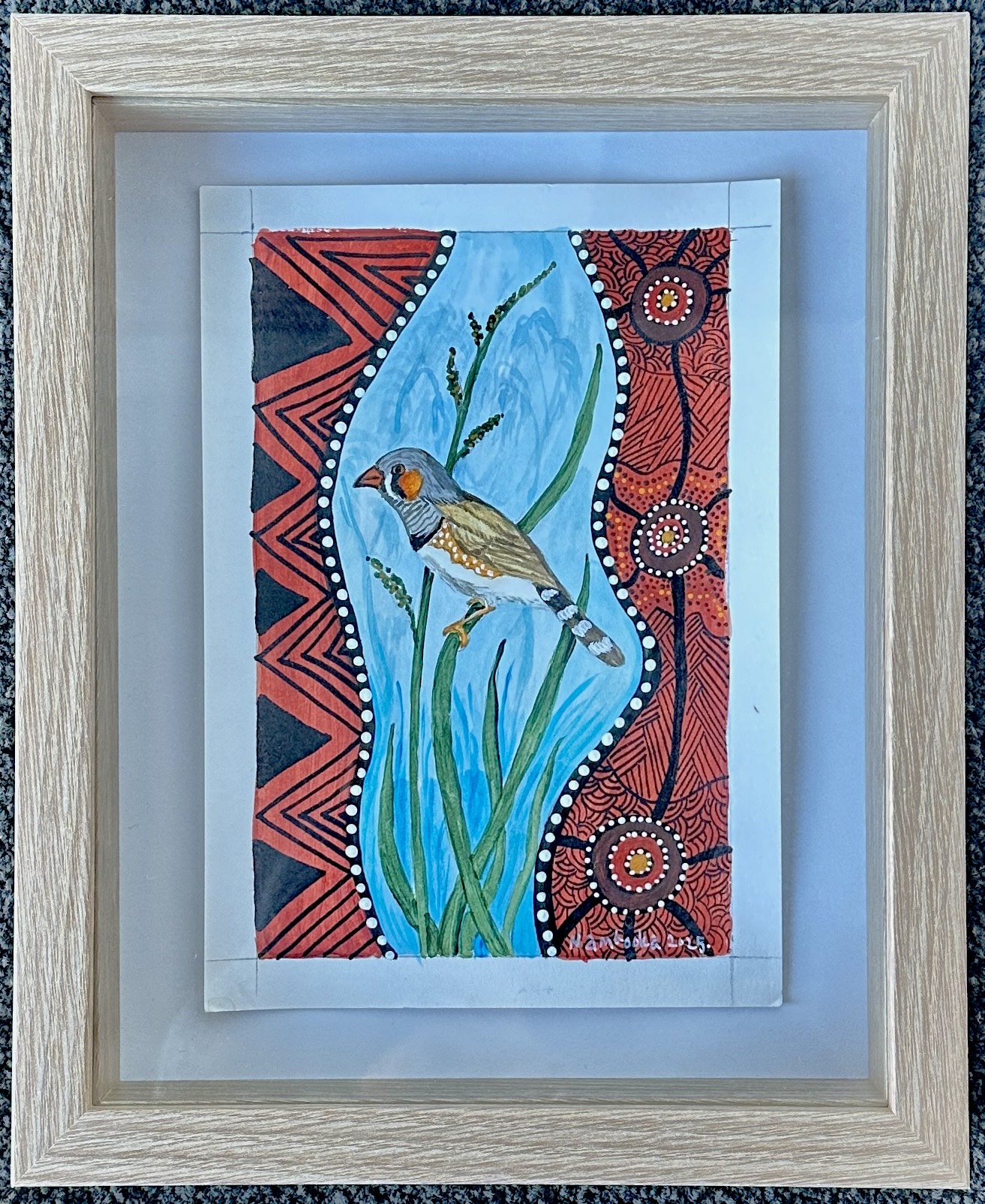 Zebra Finch 63 Zebra Finch - Paintings - Bea Nambooka Edwards