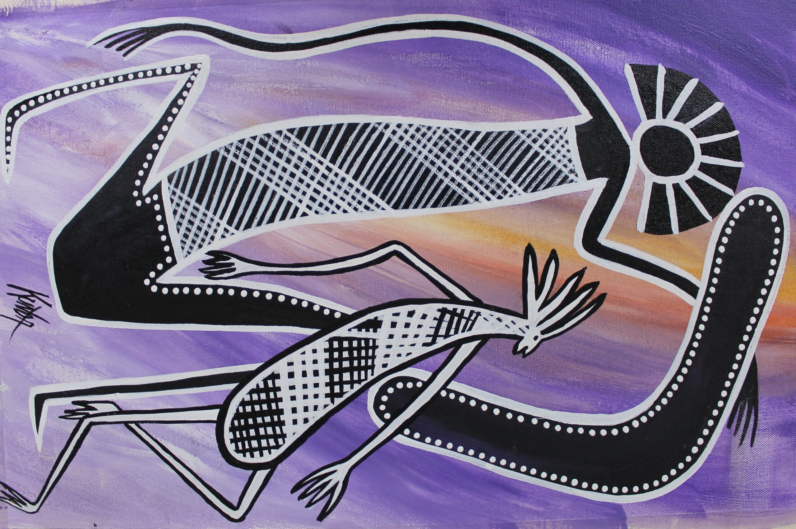 Spirit Hunter 243 Spirit Hunter - Paintings - Graeme Beamish-Boddington