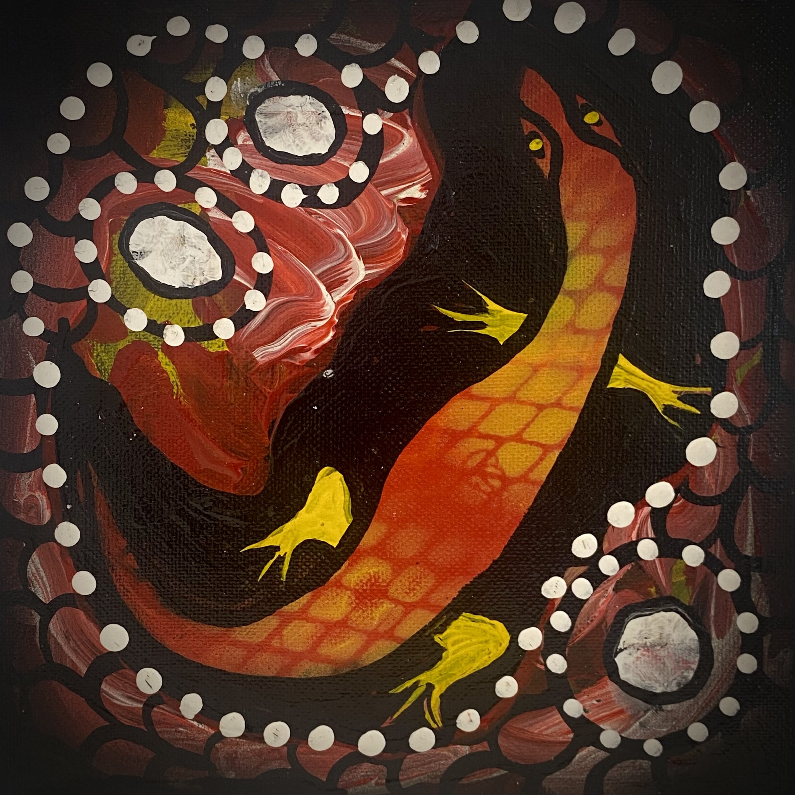 Lizard Dreaming 226 Lizard Dreaming - Paintings - Graeme Beamish-Boddington