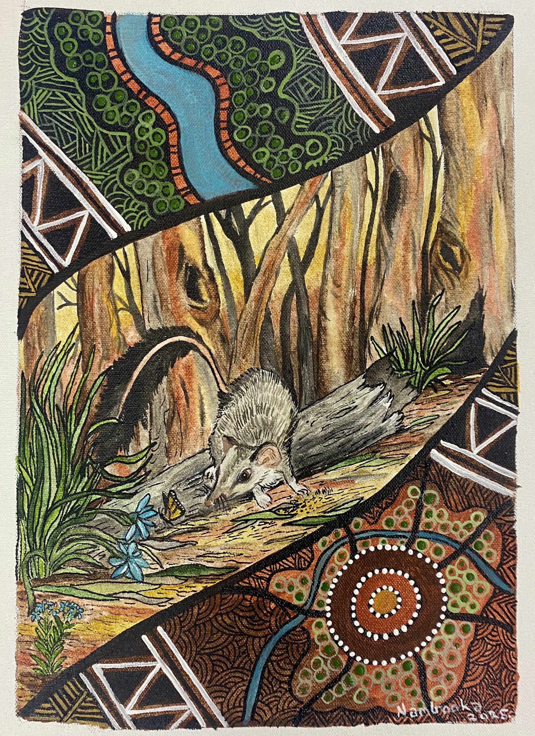 The Brush-Tailed Phascogale - Tudn - Paintings - Bea Nambooka Edwards
