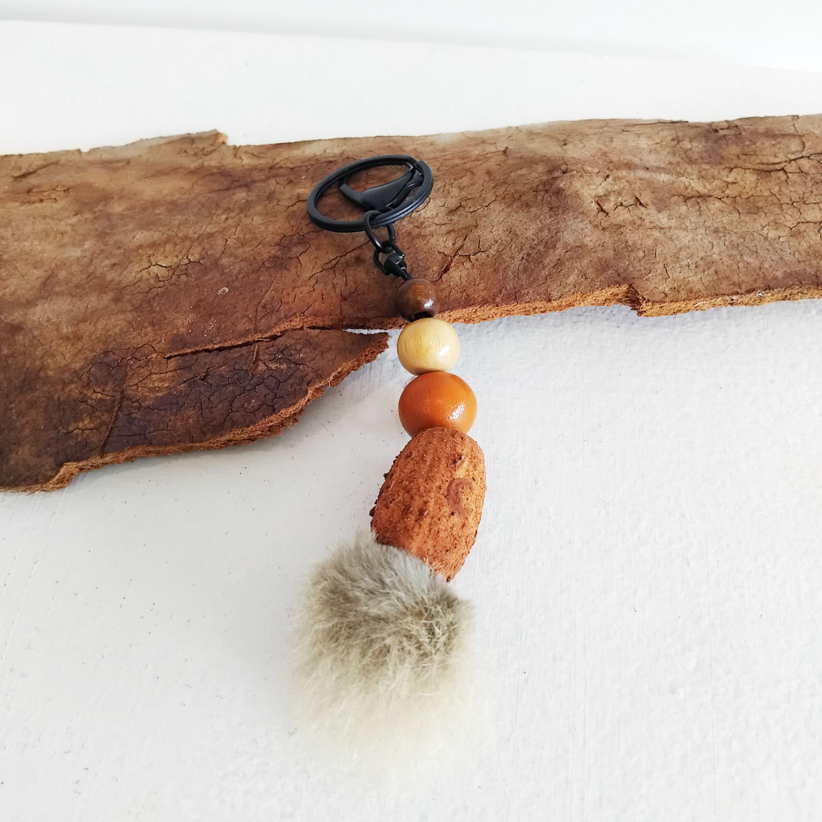 Natural Key Ring 2 185 Natural Key Ring 2 - Hand-crafted Jewellery - Sammy Trist