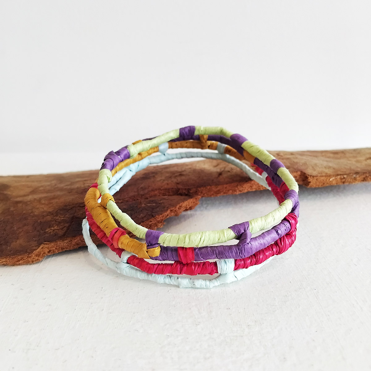 Medium Raffia Bracelet 192 Medium Raffia Bracelet - Hand-crafted Jewellery - Sammy Trist