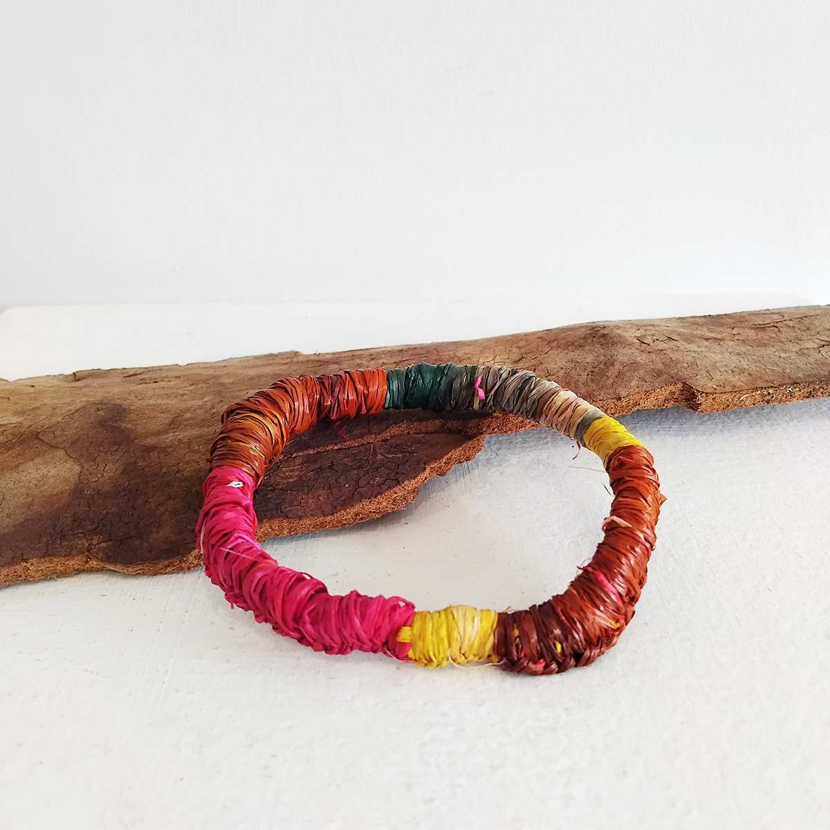 Single Raffia Bracelet 191 Single Raffia Bracelet - Hand-crafted Jewellery - Sammy Trist