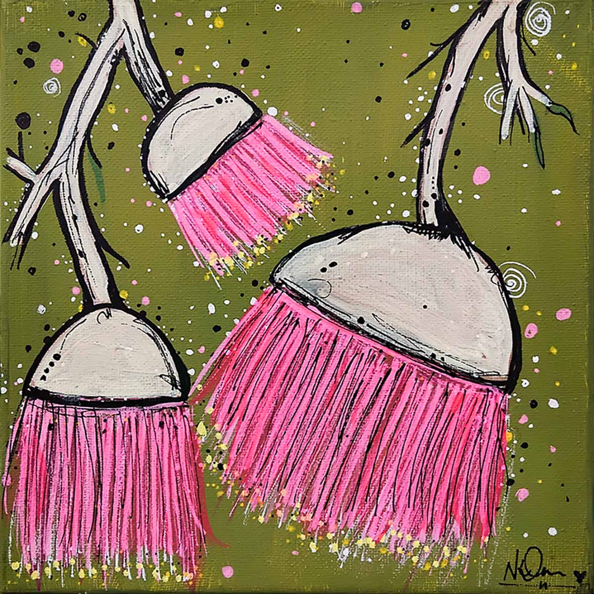 Gumnuts 4 171 Gumnuts 4 - Paintings - N'Dene Riley