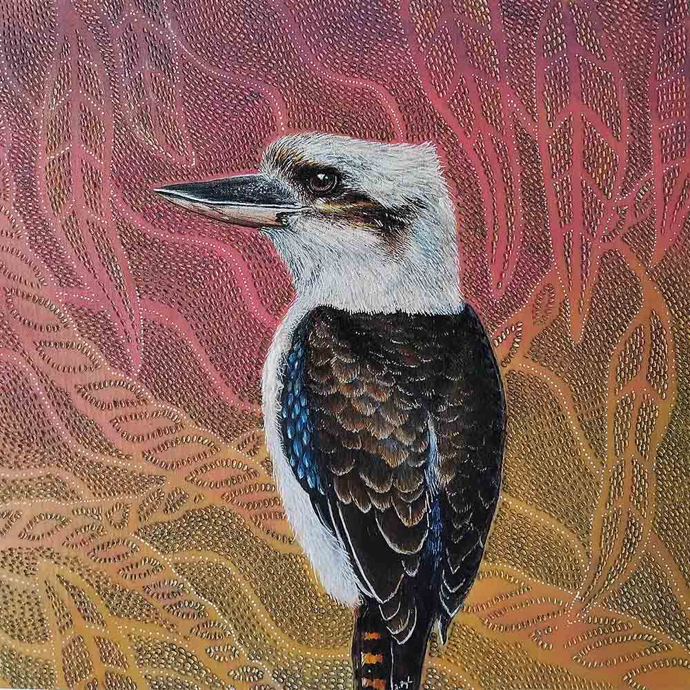 Kookaburra Sunrise 2 - Paintings - Ashleigh Pugh