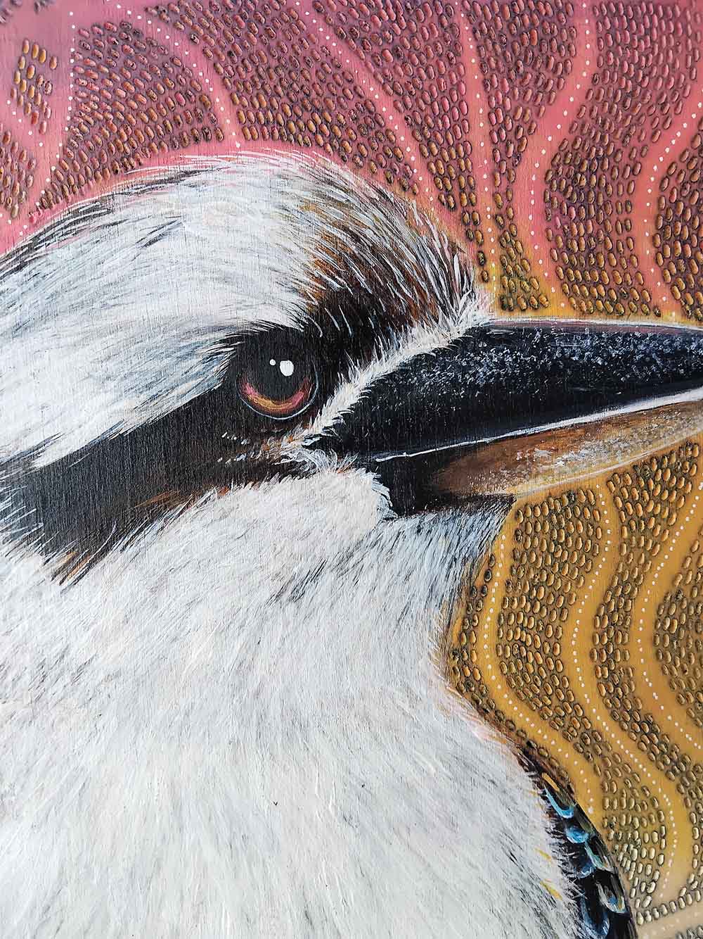Kookaburra Sunrise 3 2 Kookaburra Sunrise 3 - Paintings - Ashleigh Pugh