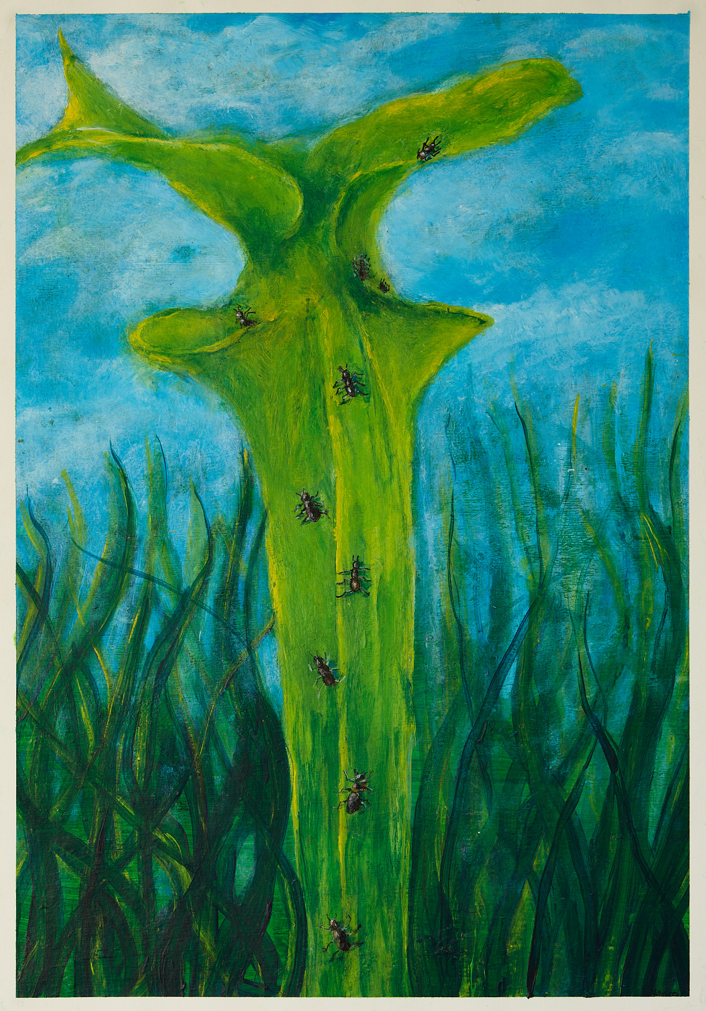 The Power of One 85 The Power of One - Paintings - Aunty Marice Henare