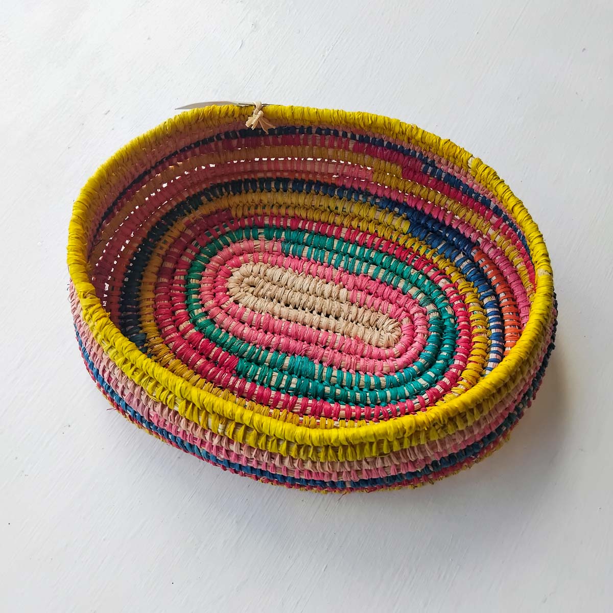 Large Oval Weaved Basket 212 Large Oval Weaved Basket - Cultural Items - Terrie Stewart