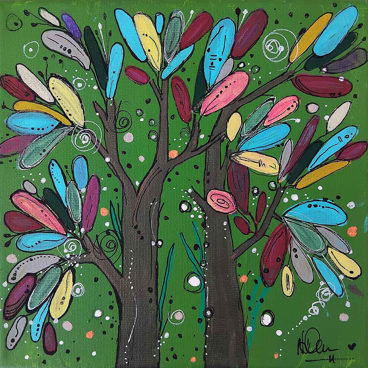 Mini Kangaroo Paw 1 175 Mini Kangaroo Paw 1 - Paintings - N'Dene Riley