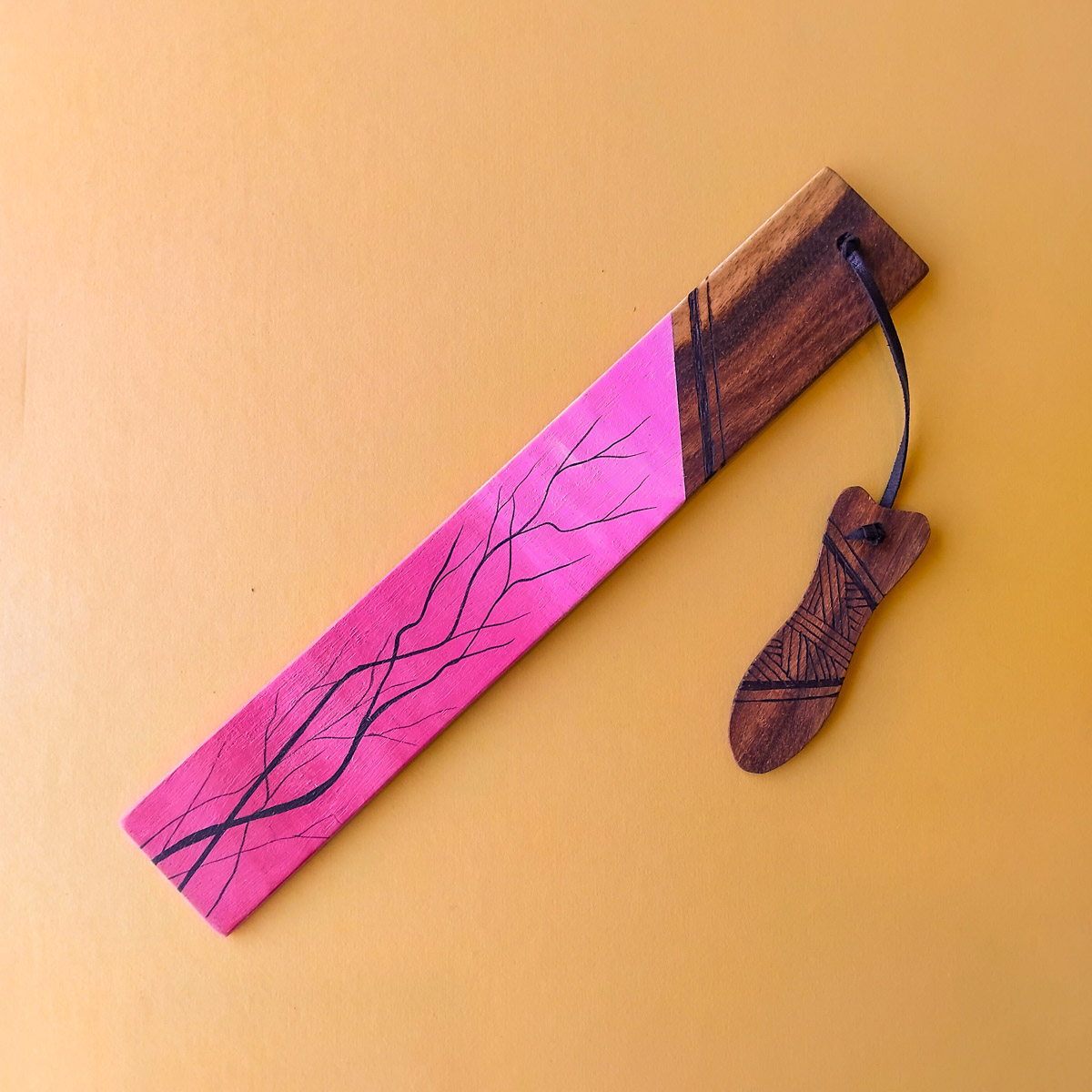 Pink Bookmark 269 Pink Bookmark - Cultural Items - Uncle Kevin Williams