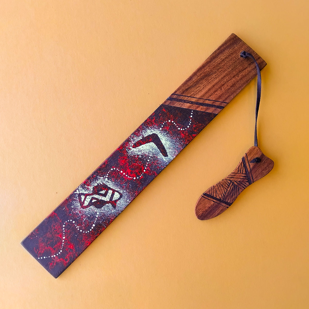 Red Bookmark 282 Red Bookmark - Cultural Items - Uncle Kevin Williams