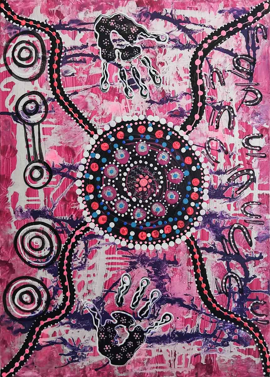 Helping Hands 293 Helping Hands - Paintings - Vicki Thomas