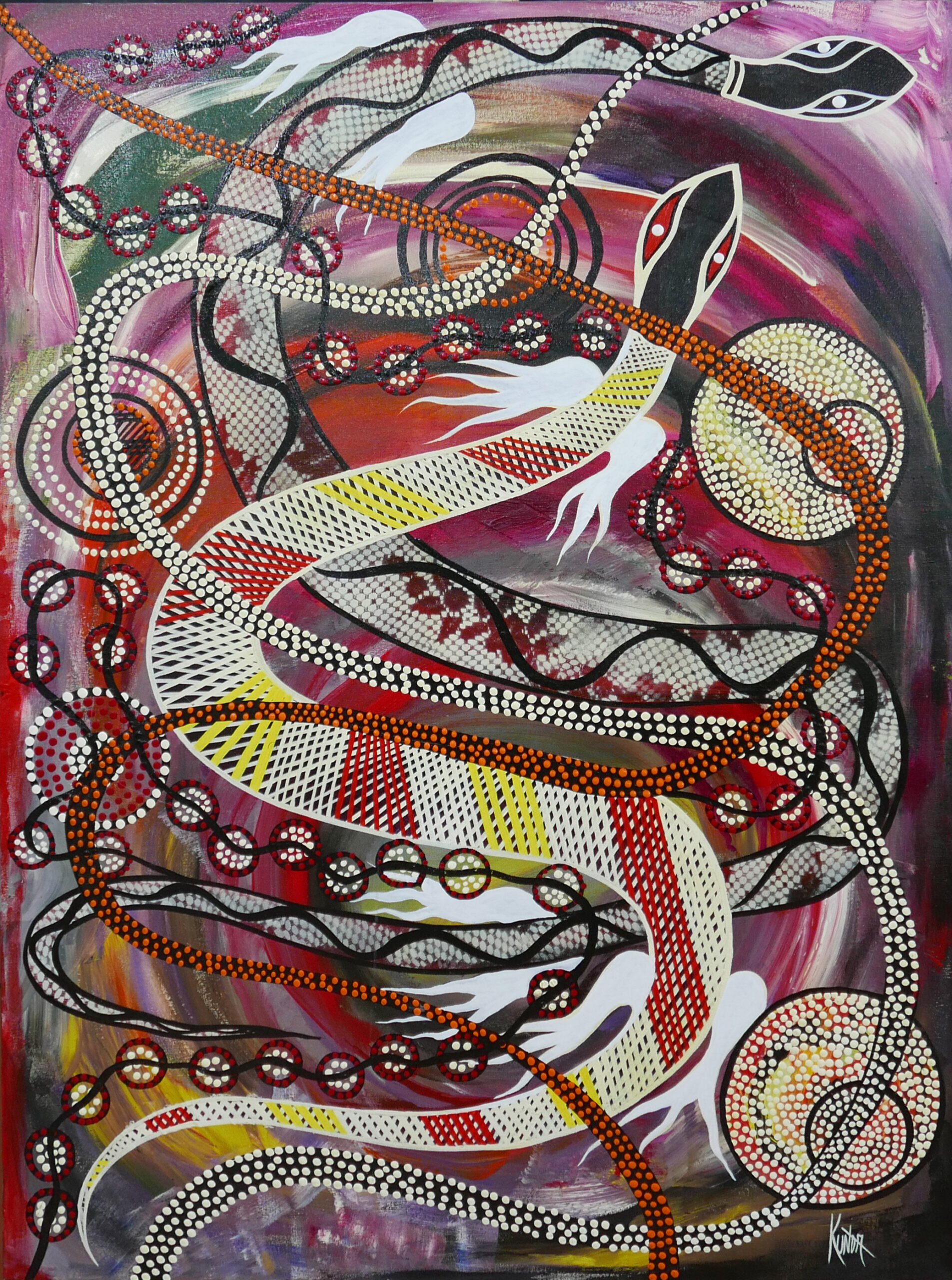 Adult GooGahs 5 Adult GooGahs - Paintings - Uncle Beamo Graeme Beamish-Boddington