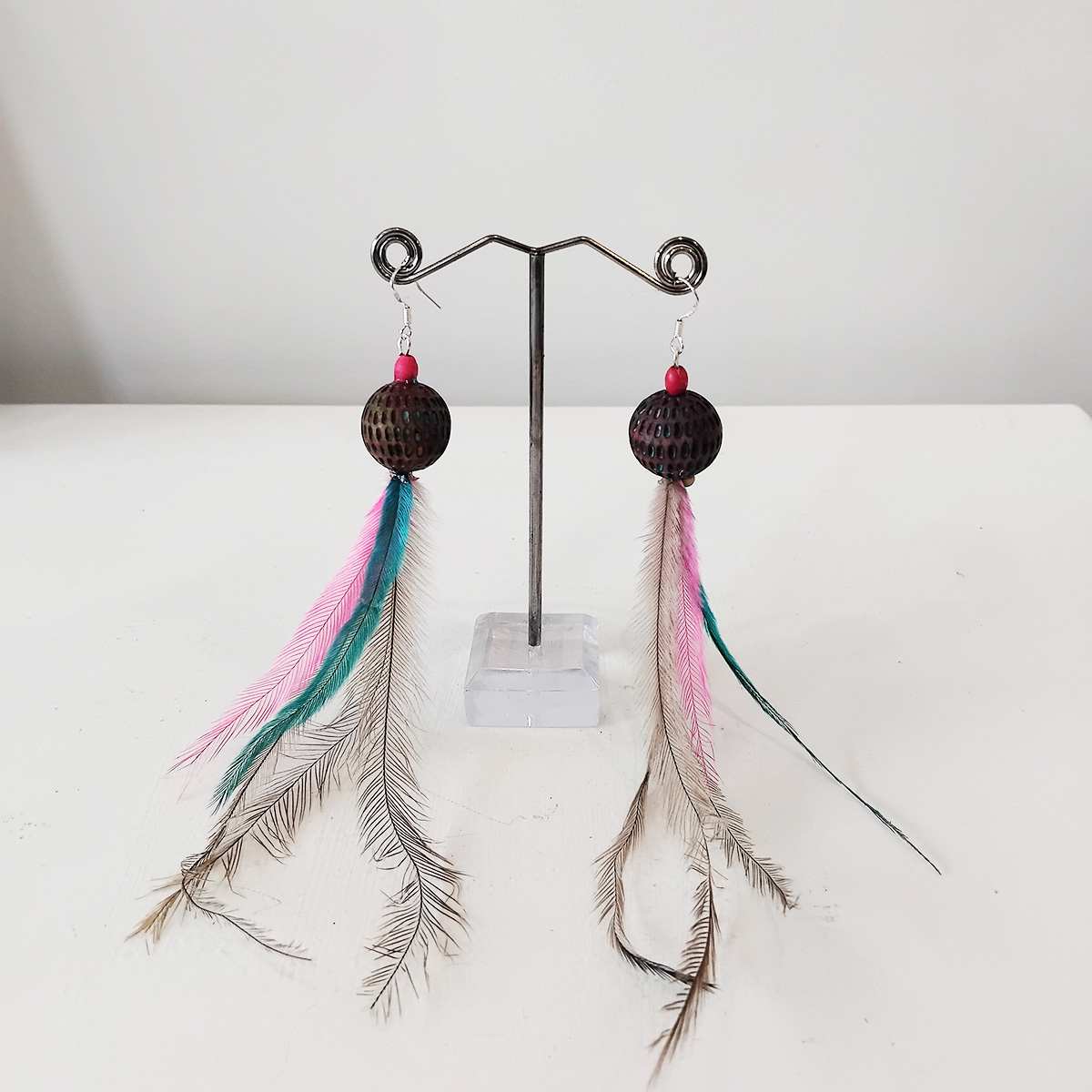 Feather Earrings 8 52 Feather Earrings 8 - Hand-crafted Jewellery - Ashleigh Pugh
