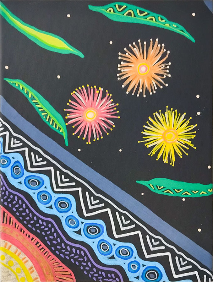 Layers of Country 3 4 Layers of Country 3 - Paintings - Sammy Trist