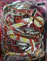 Adult GooGahs - Painting - Uncle Beamo  Graeme Beamish-Boddington