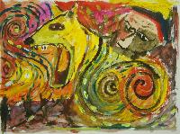 Last of the Tasmanian Tigers - Painting - Uncle Nick Kupetsky