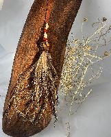 Gumnut & emu feather pendant - Jewellery - Cassie Leatham