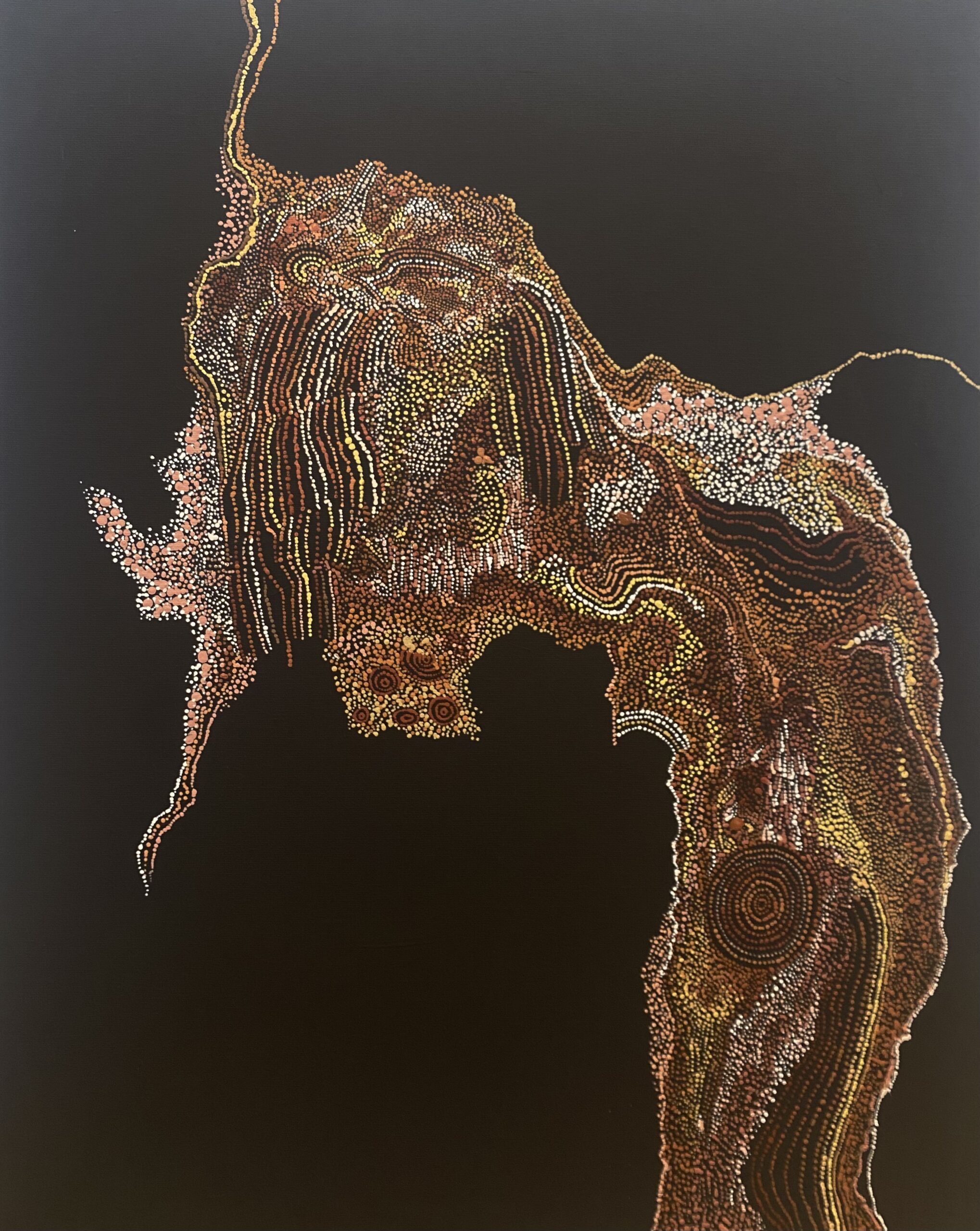 Untitled - Painting - Karlanya Nangala Oloughlin